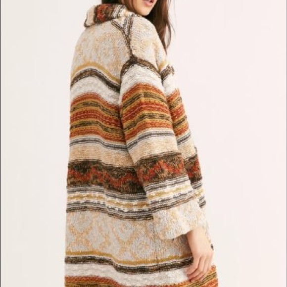 Free People Painted Desert Coat - Picture 2 of 5